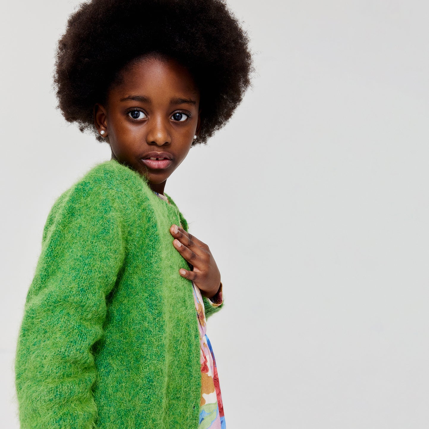 MORLEY Volga Cardigan - Comfy Green