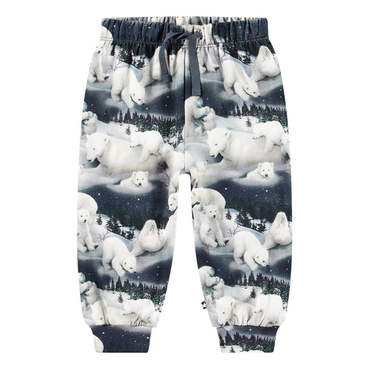 MOLO Simeon Polar Bears Baby Sweatpants