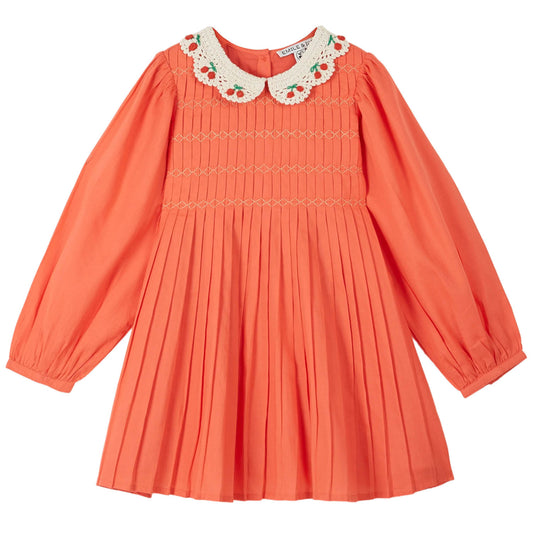 EMILE ET IDA Crochet and Smocking Dress