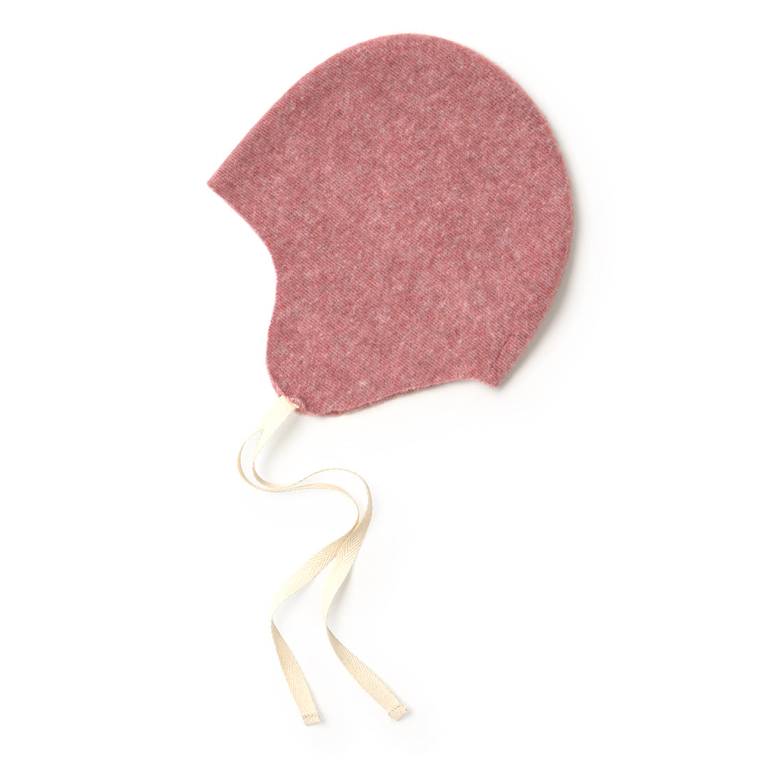 Baby-Girl-Aike Soft Mélange Bamboo Bonnet Rose Tea-AIKE294nw5