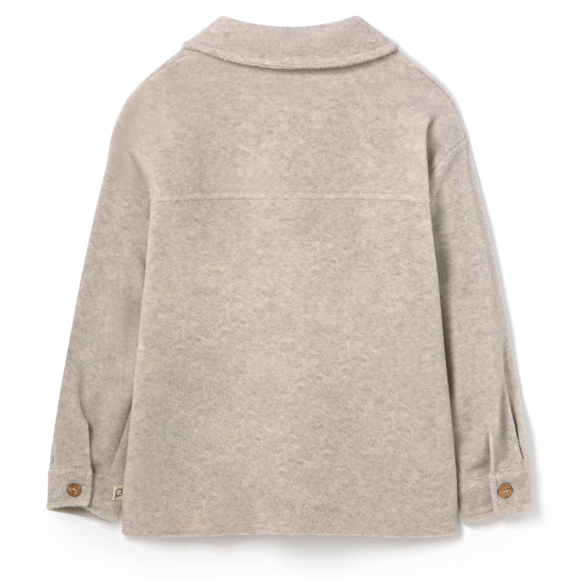 MY LITTLE COZMO Alghero Soft Bamboo Shirt Jacket - Stone