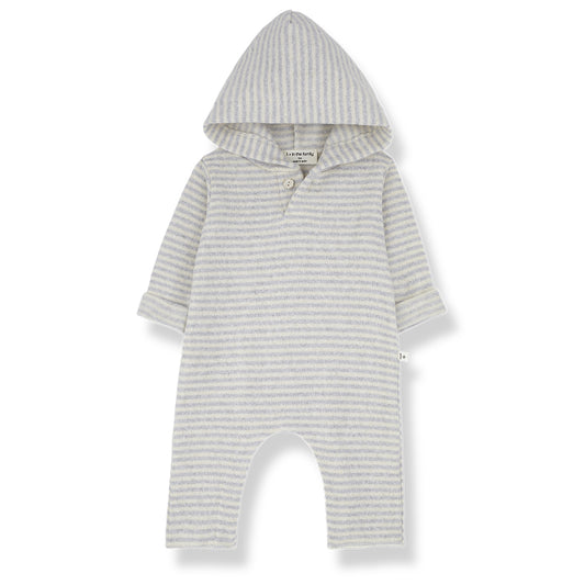 1 + IN THE FAMILY Andreu Hooded Jumpsuit - Perla