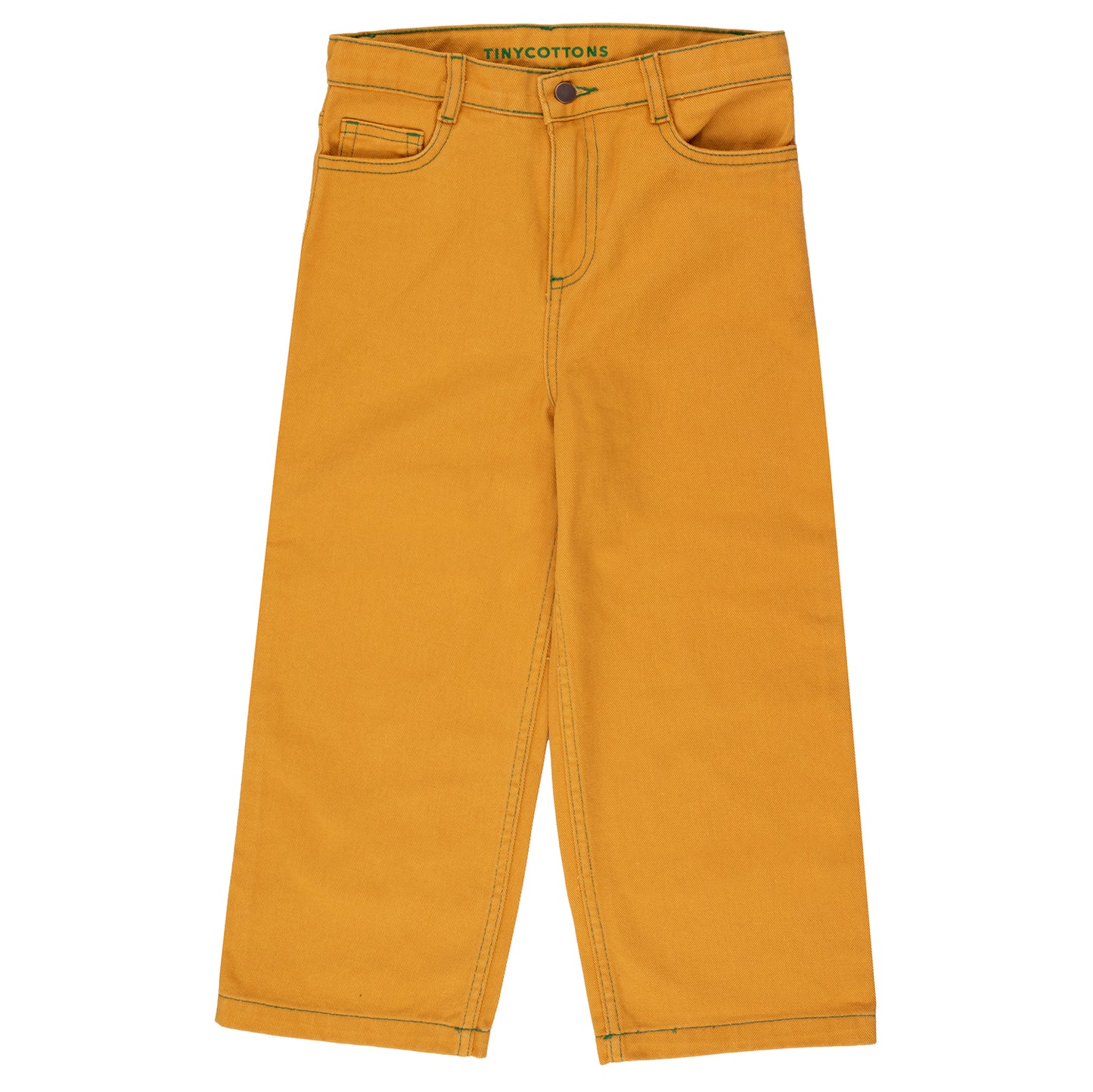 TINY COTTONS Straight Leg Contrast Jeans