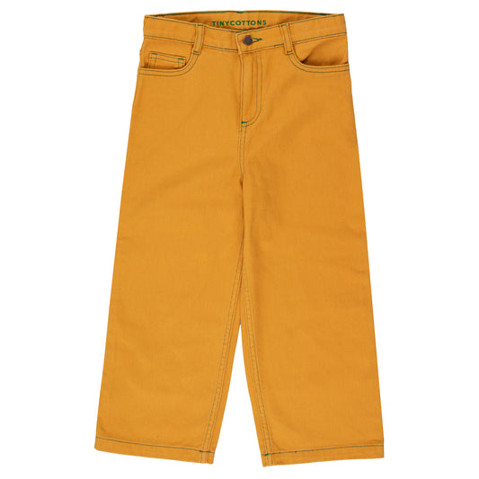TINY COTTONS Straight Leg Contrast Jeans