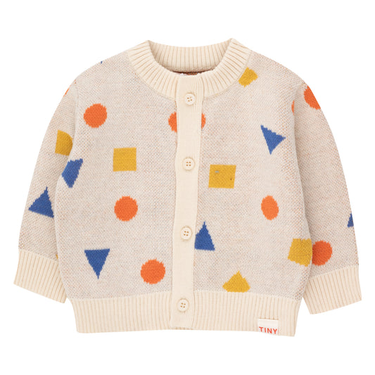 TINY COTTONS Geometric Baby Cardigan