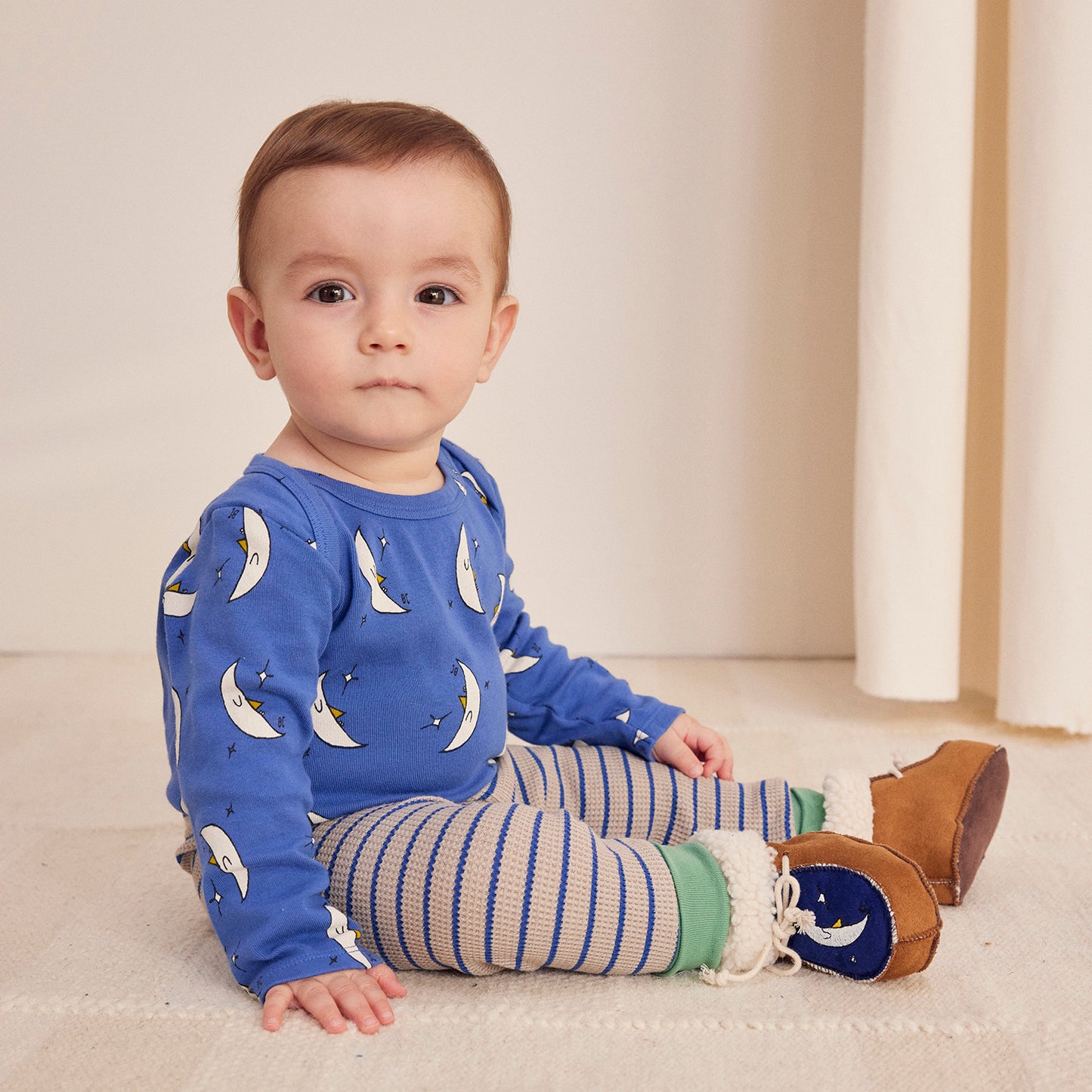 BOBO CHOSES Beneath The Moon Baby Bodysuit