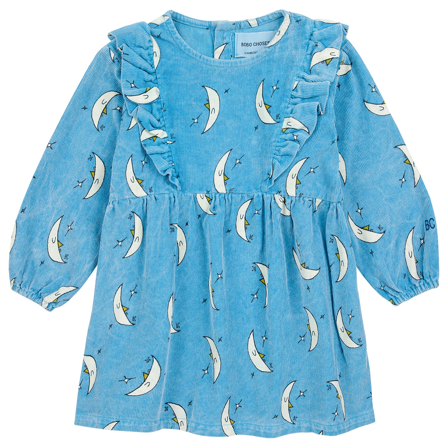 BOBO CHOSES Beneath The Moon Micro Corduroy Baby Dress