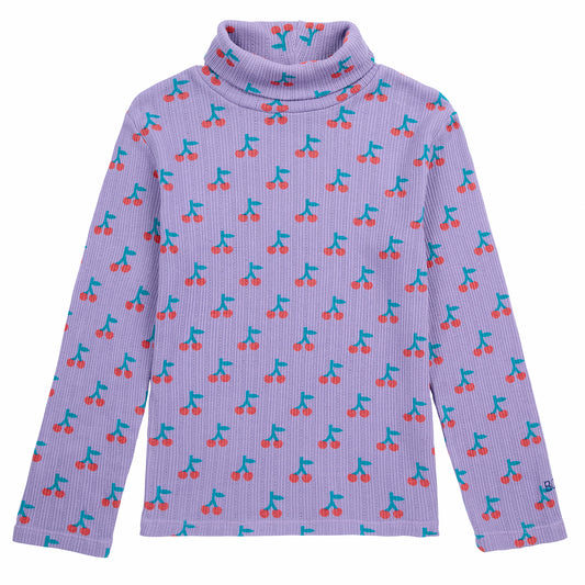 BOBO CHOSES Cherry Turtle Neck T-Shirt