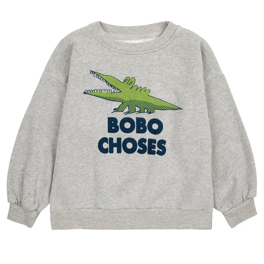 BOBO CHOSES Talking Crocodile Sweatshirt