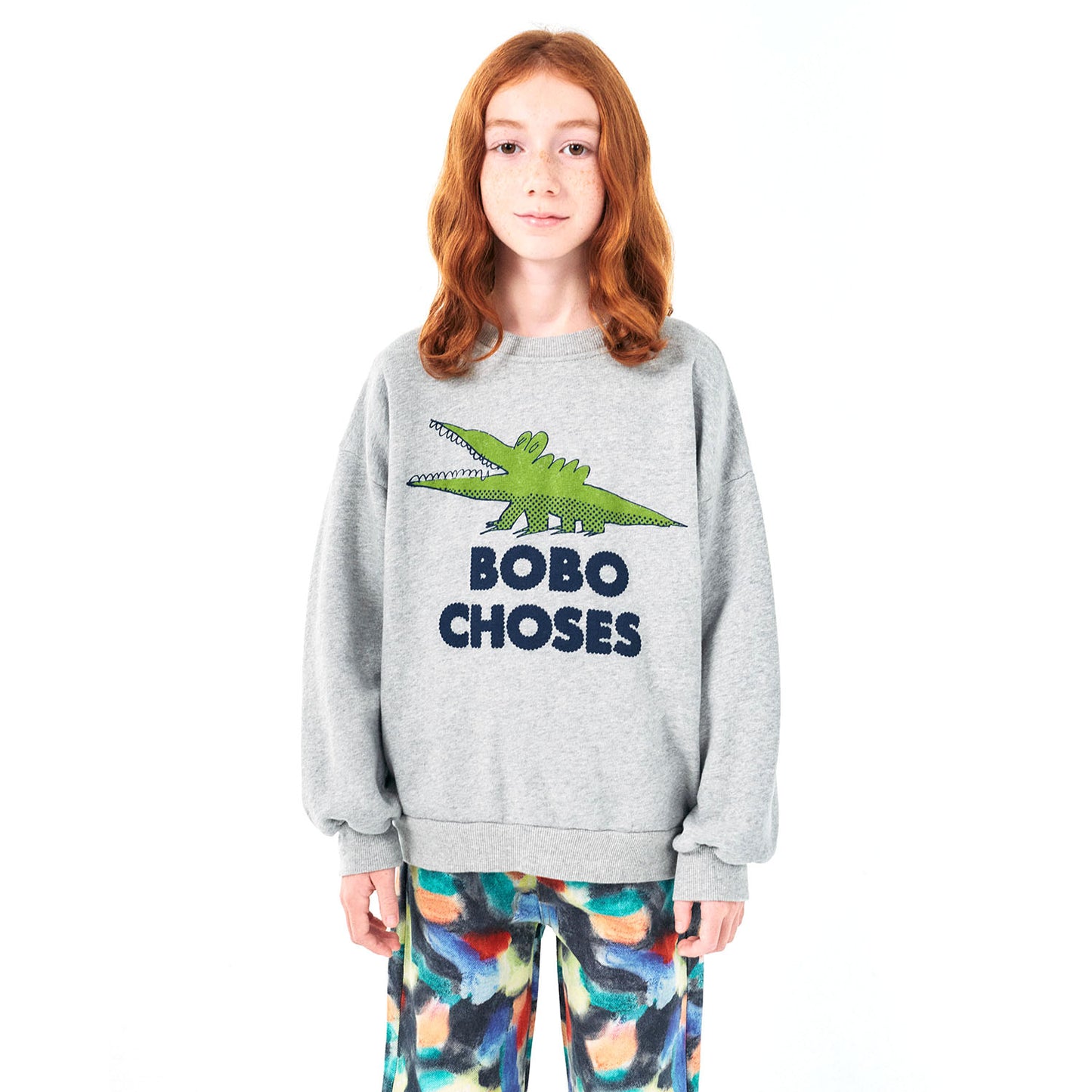 BOBO CHOSES Talking Crocodile Sweatshirt
