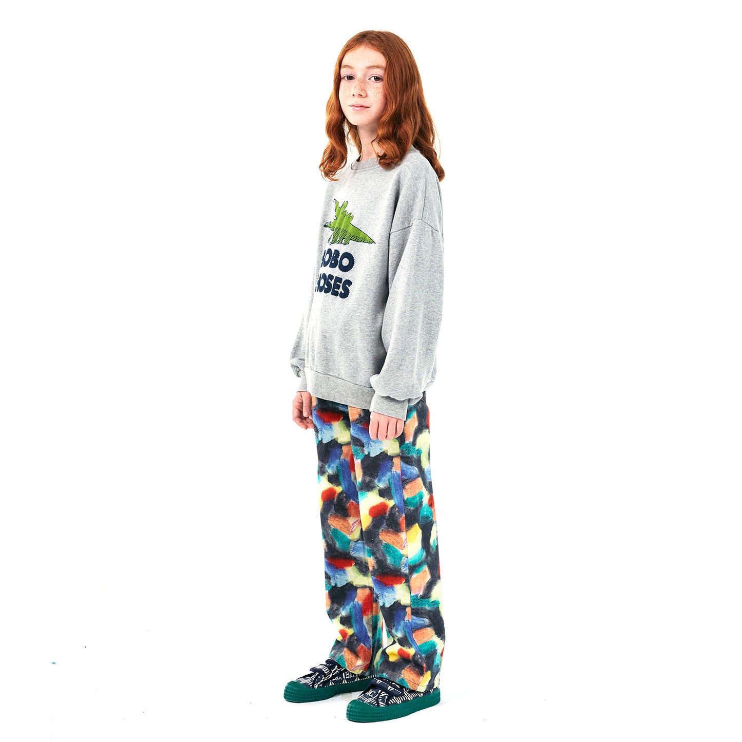 BOBO CHOSES Talking Crocodile Sweatshirt