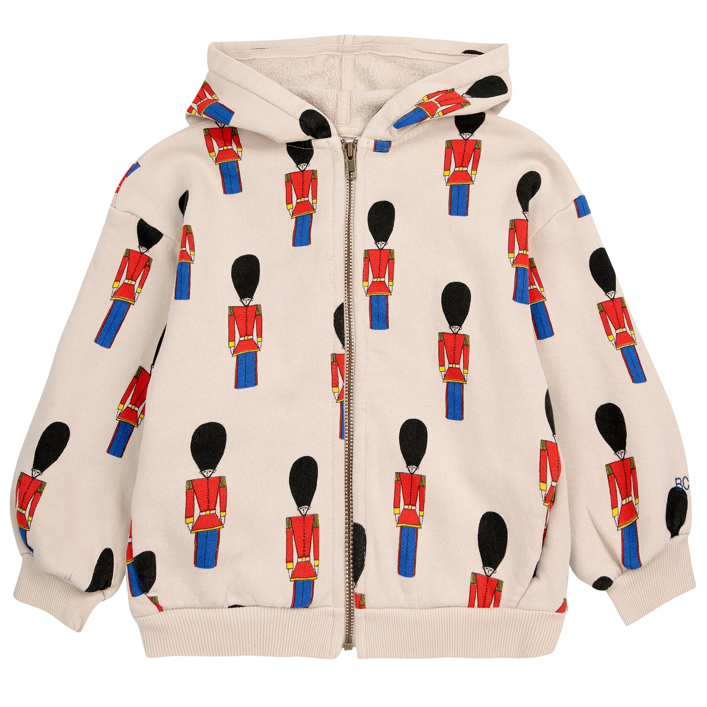 BOBO CHOSES Little Tin Soldiers Zipped Hoodie
