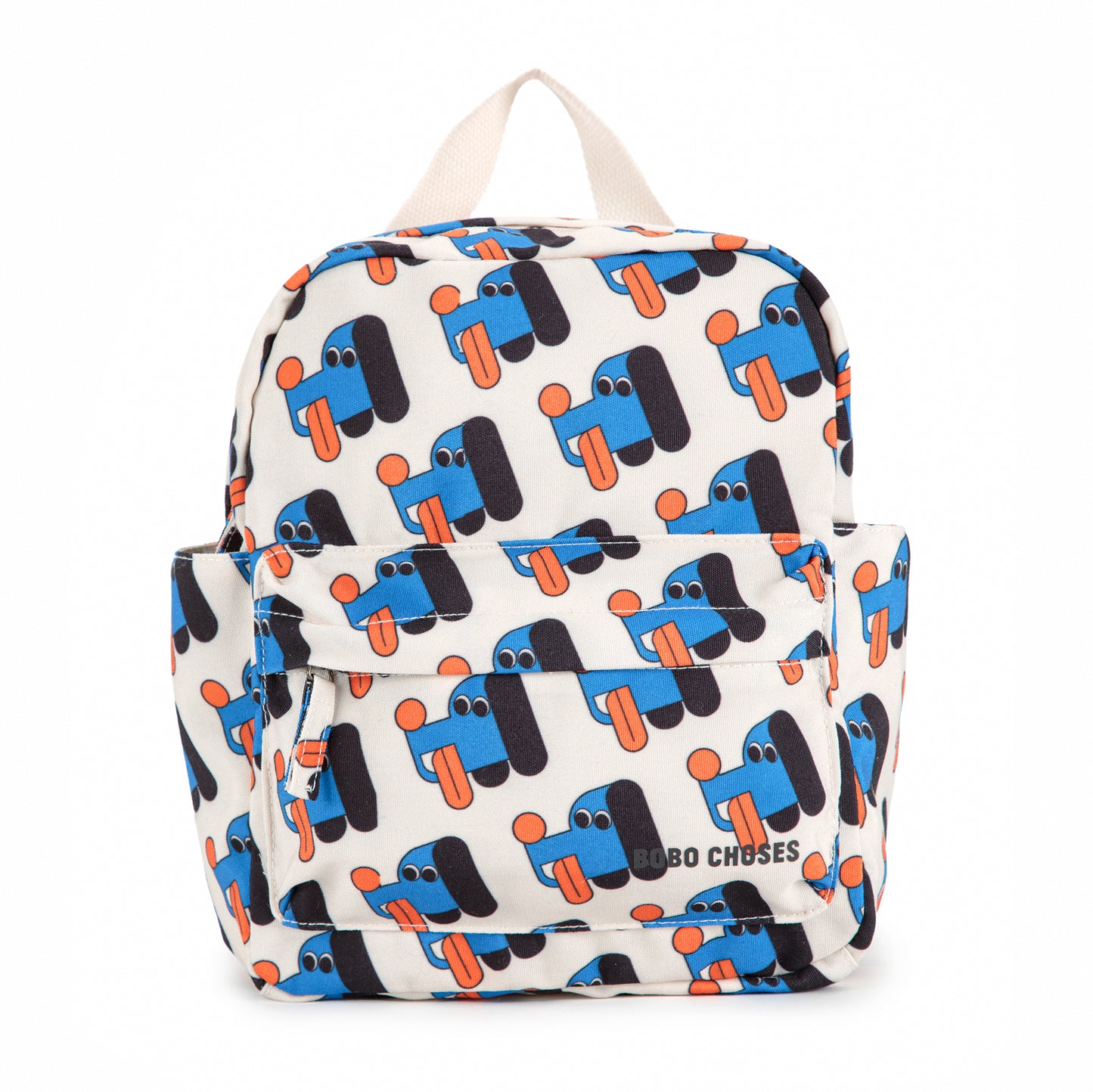 BOBO CHOSES Doggy Mate All Over Soft Backpack - Offwhite