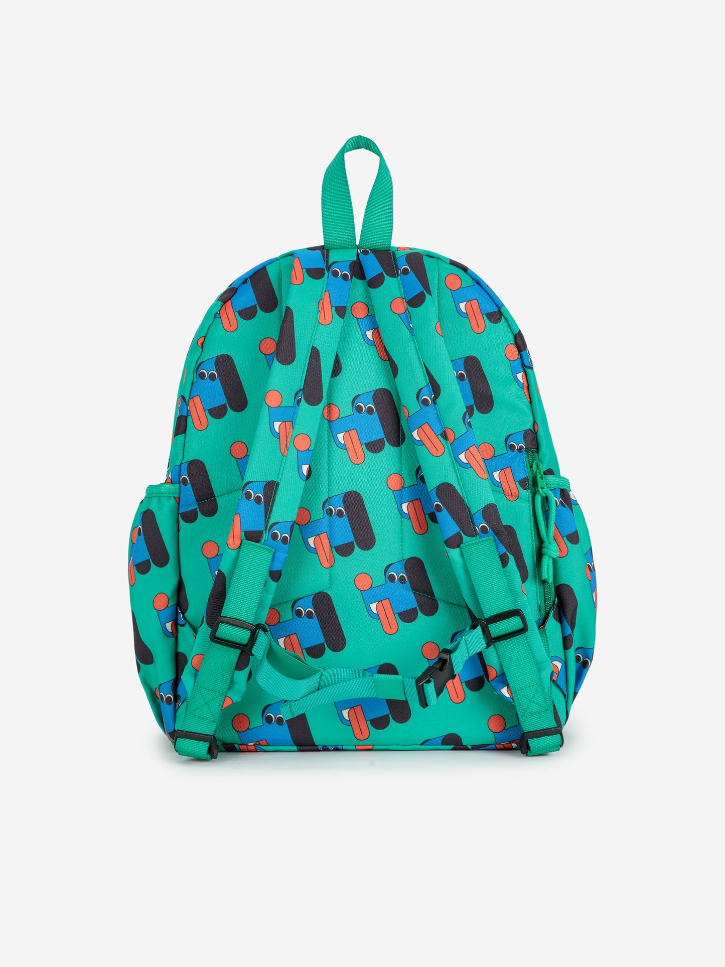 BOBO CHOSES Doggy Mate All Over School Bag - Green