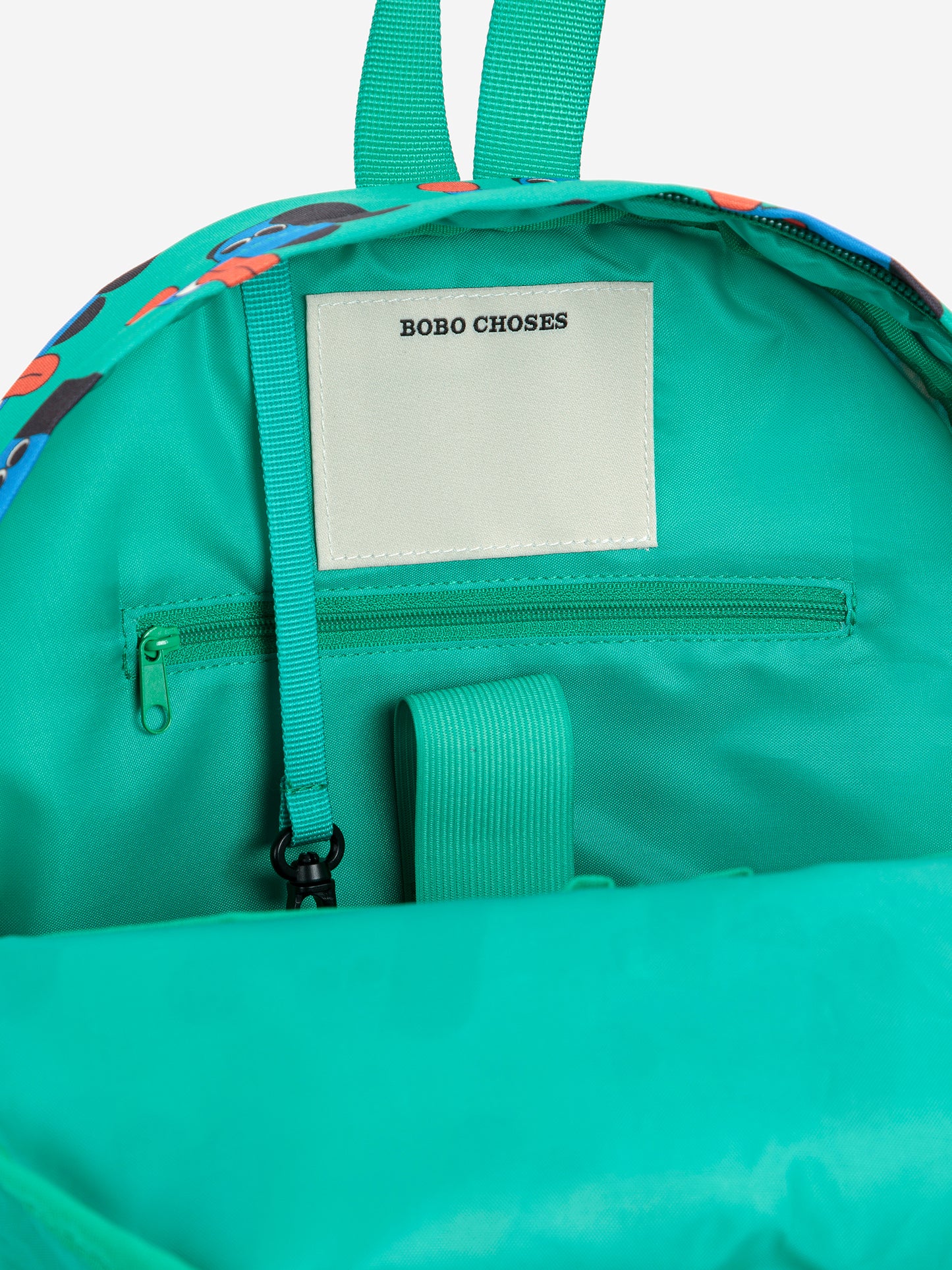 BOBO CHOSES Doggy Mate All Over School Bag - Green
