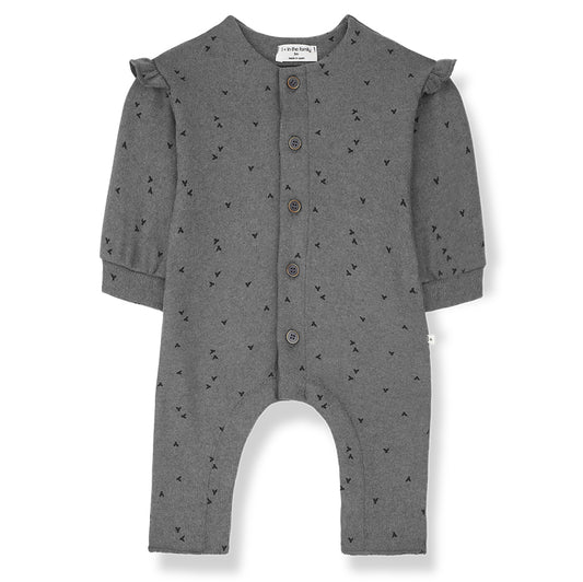 1 + IN THE FAMILY Blanca Jumpsuit - Grey