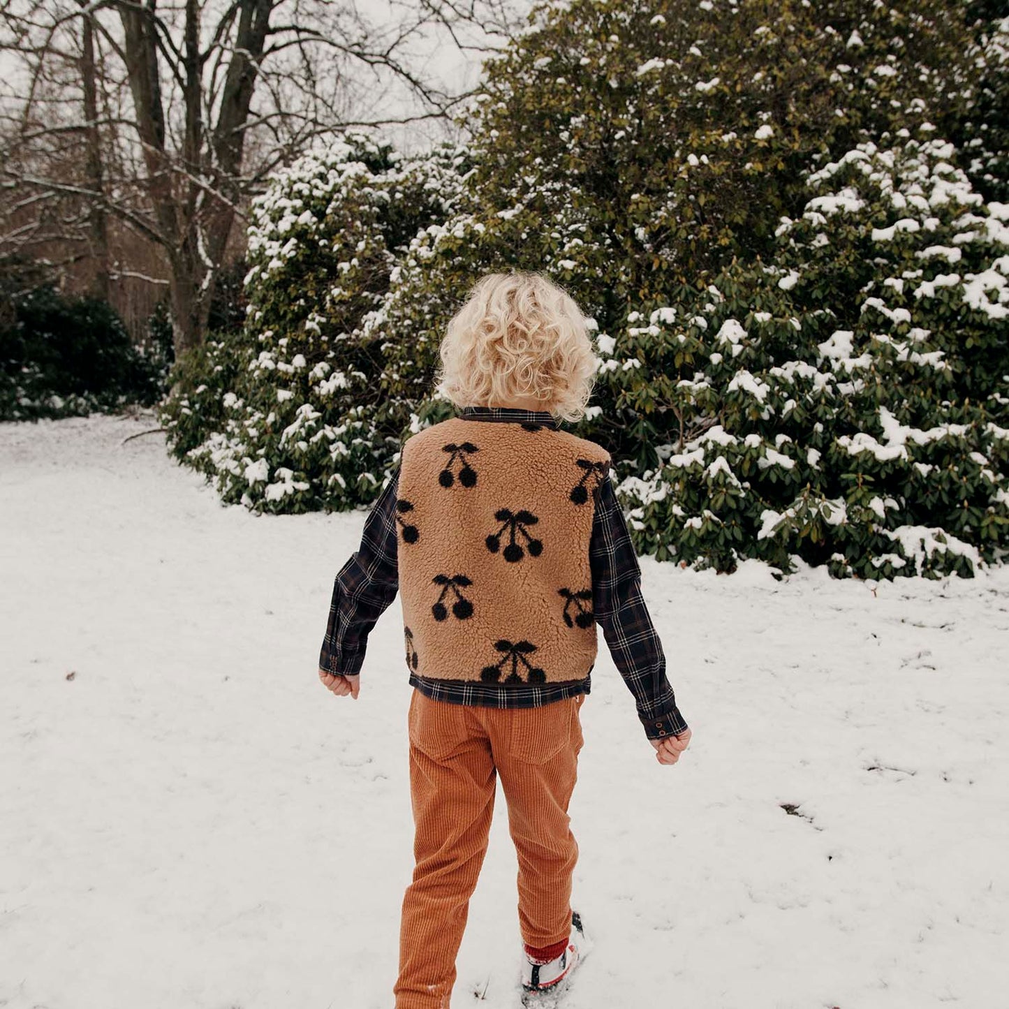EMILE ET IDA Velour Cotton Pants
