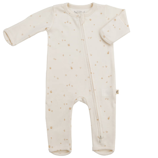 RED CARIBOU Mushrooms Zipper Jumpsuit