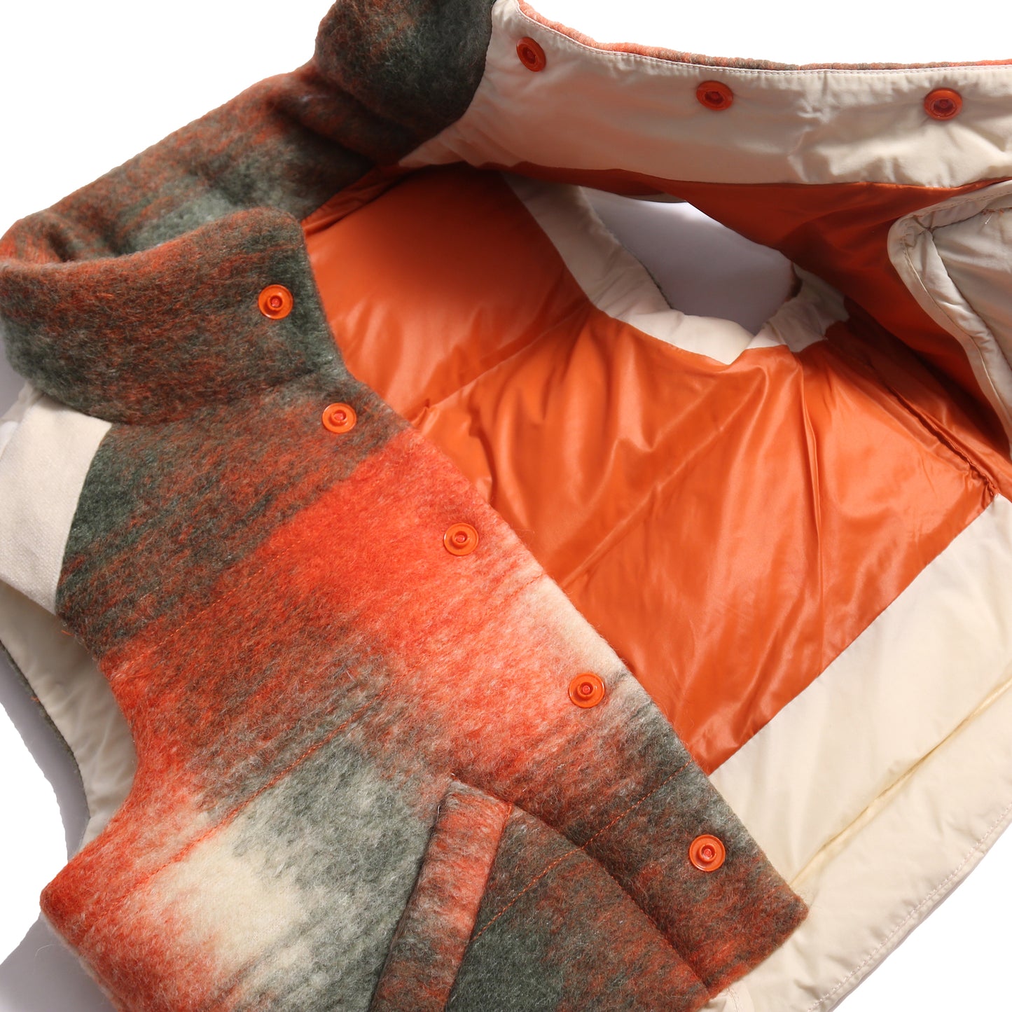 TIA CIBANI Patchwork Down Filled Vest