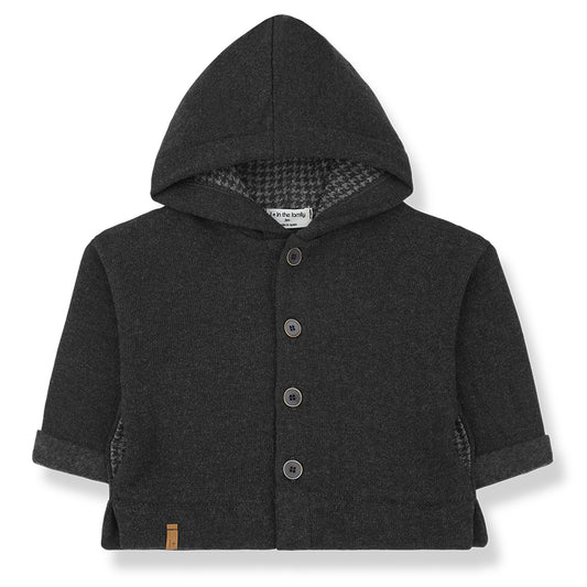 1 + IN THE FAMILY Gilbert Hooded Jacket - Anthracite