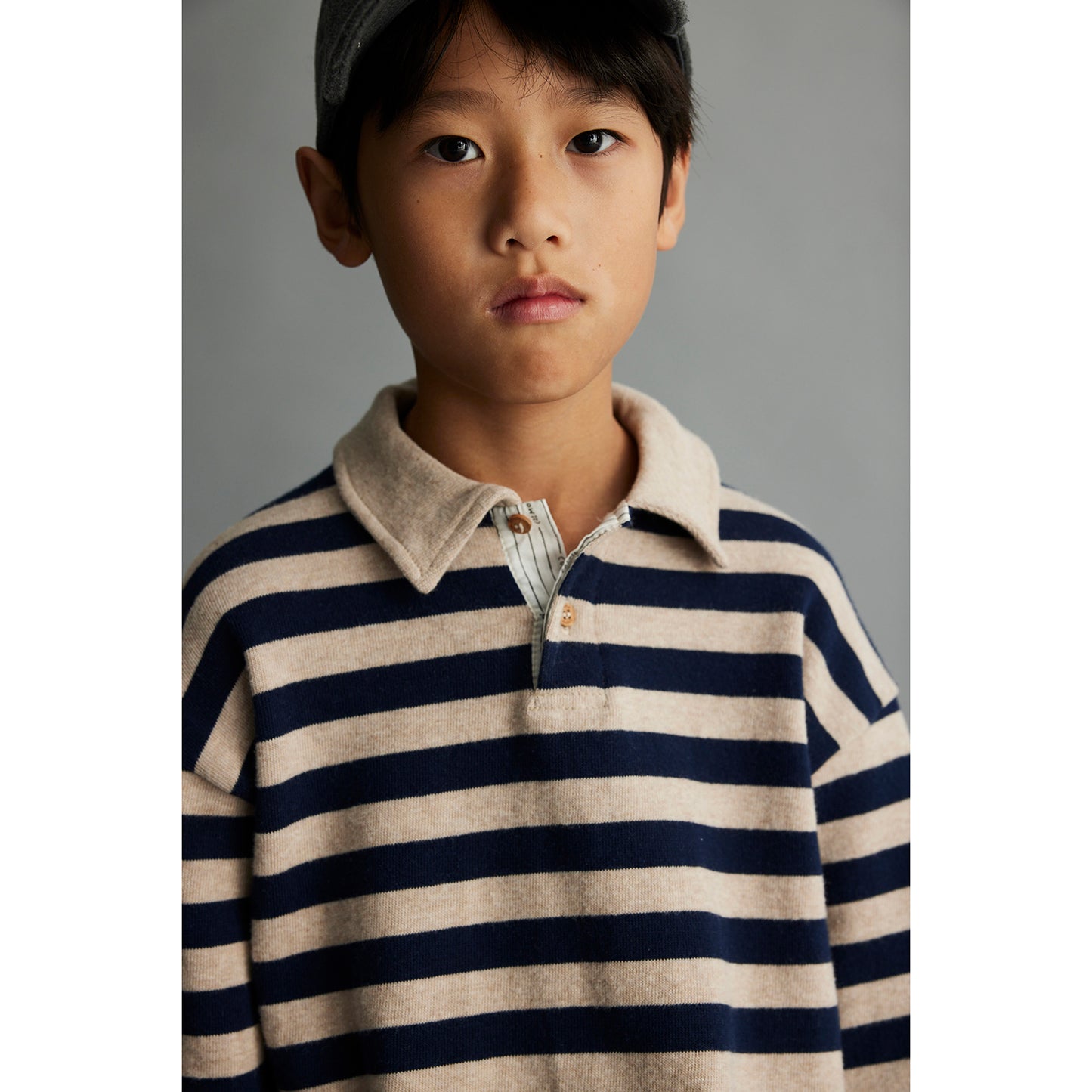 MY LITTLE COZMO Hector Wide Stripes Polo