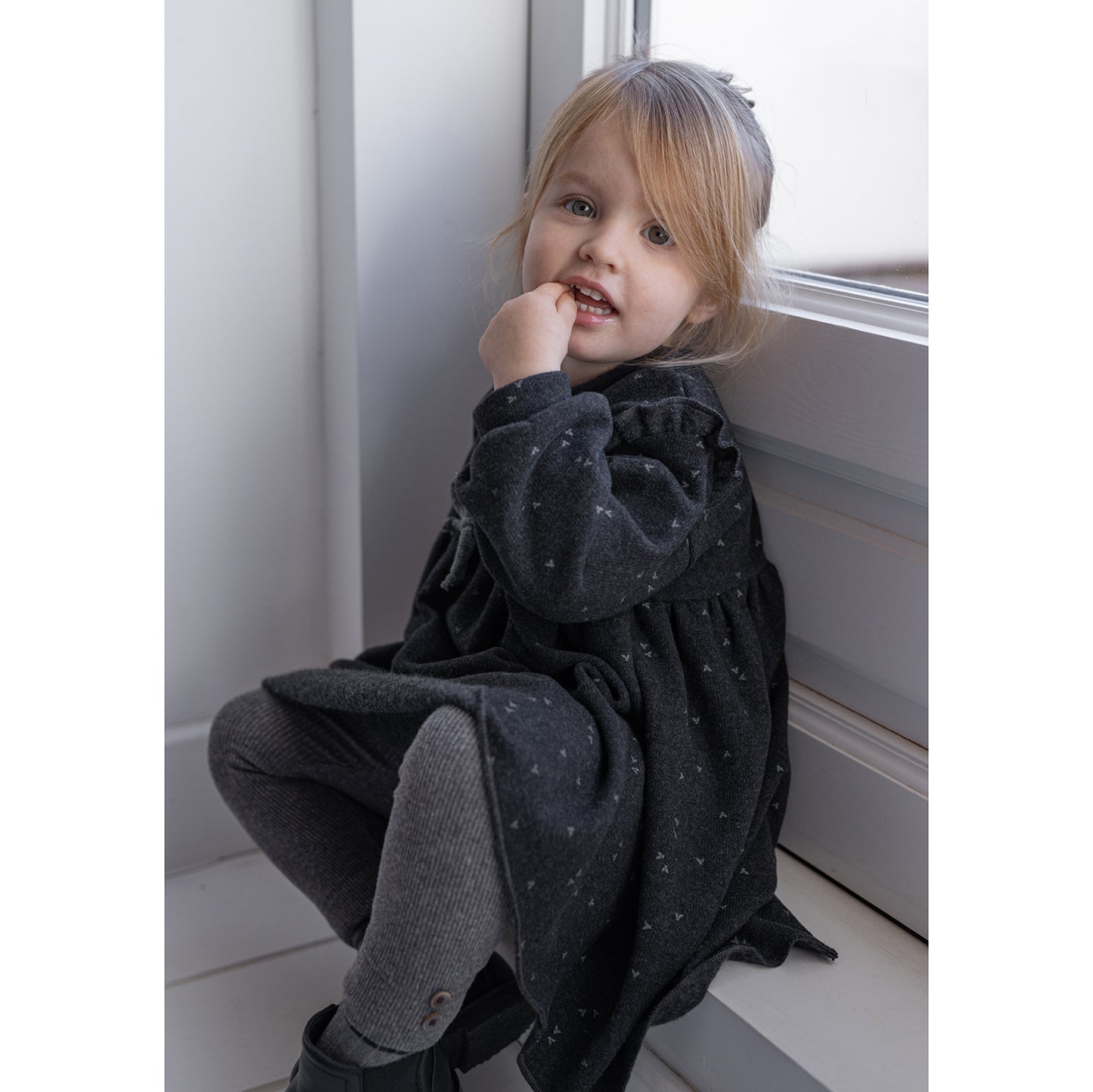1 + IN THE FAMILY Inda Baby Dress - Anthracite