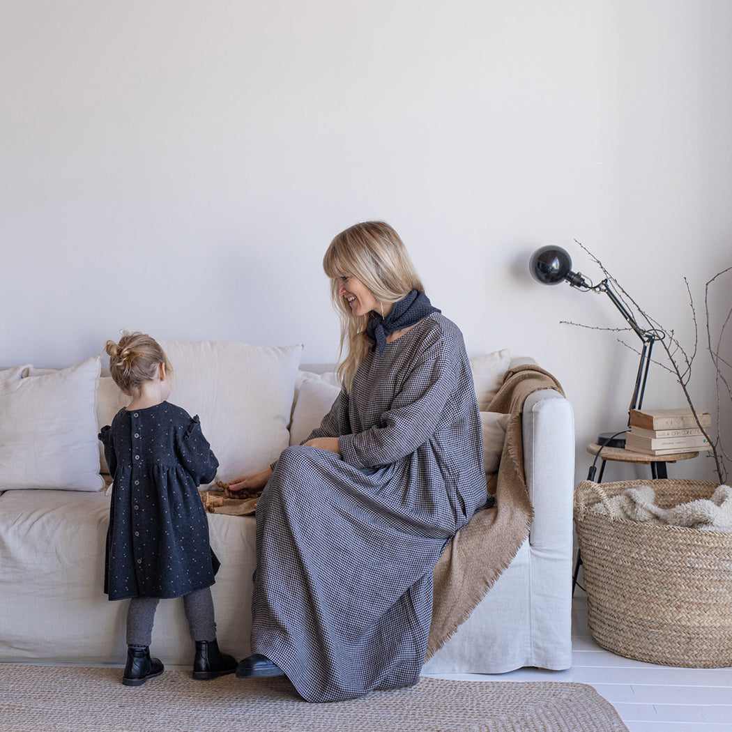 1 + IN THE FAMILY Inda Baby Dress - Anthracite
