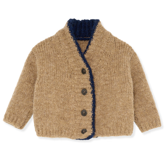MY LITTLE COZMO Luciano Tricot Colorblock Baby Cardigan