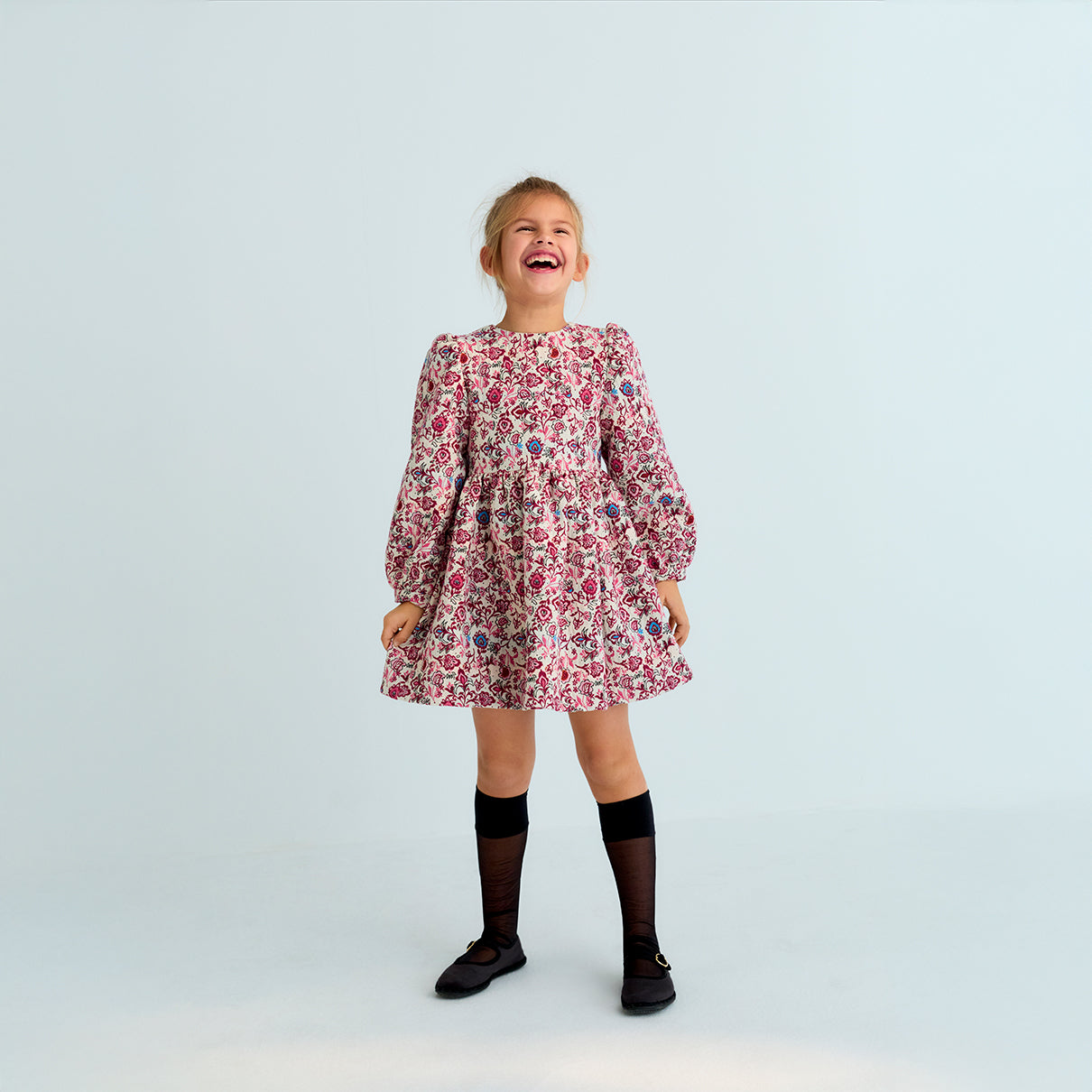 THE NEW SOCIETY Clarissa Dress - Jacquard Rose