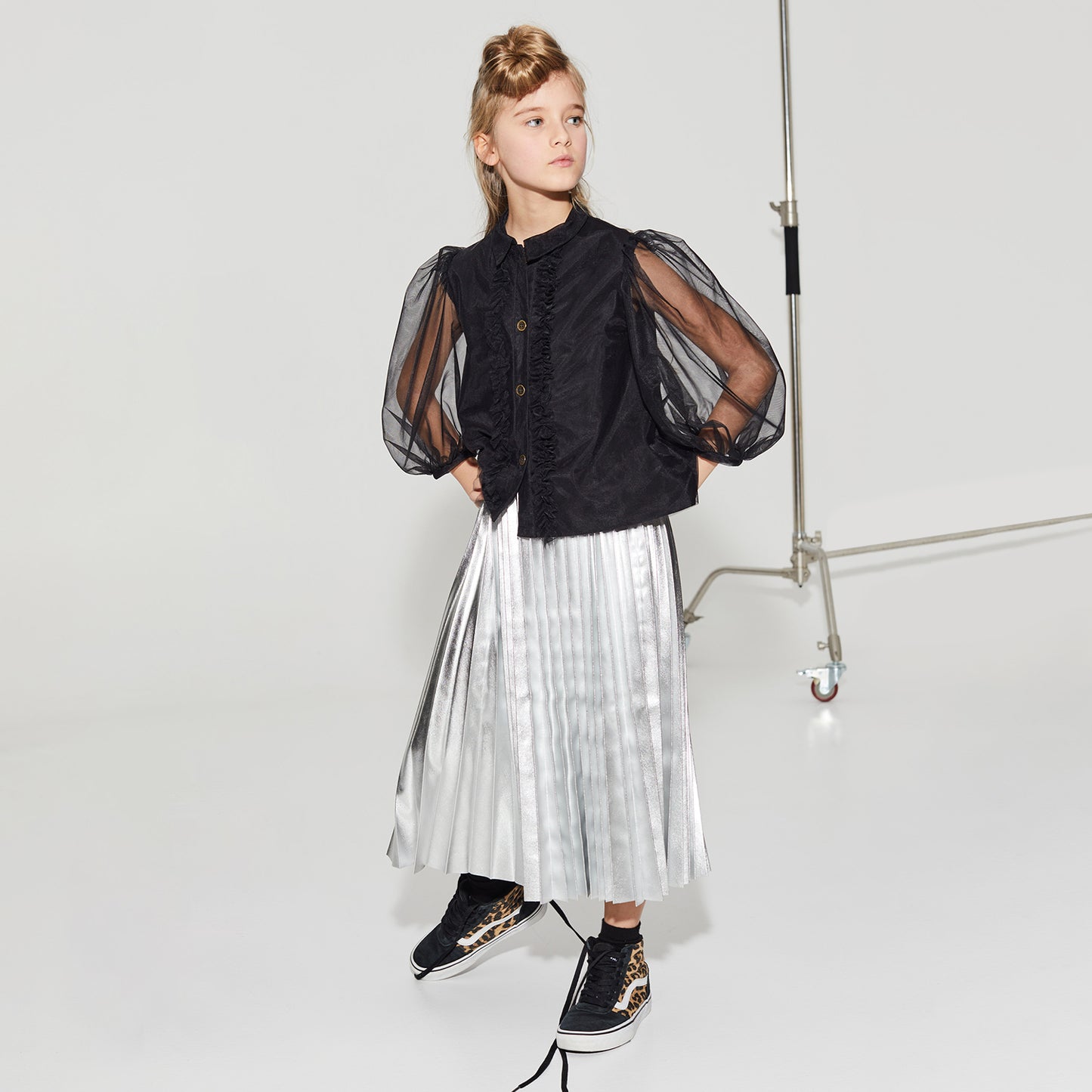 LITTLE CREATIVE FACTORY Rock Pleated Skirt