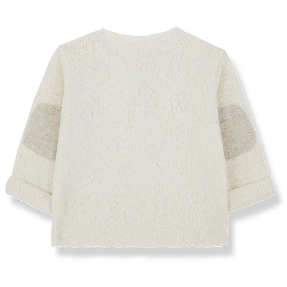 1 + IN THE FAMILY Mateu Soft Sweater - Ecru