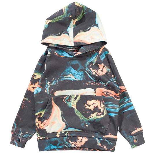 MUNSTERKIDS Paint Swirl Runner Hoodie