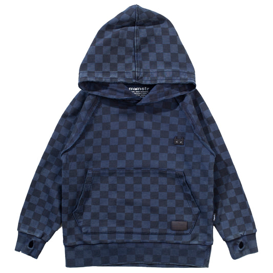 MUNSTERKIDS Washed Denim Race Me Hoodie