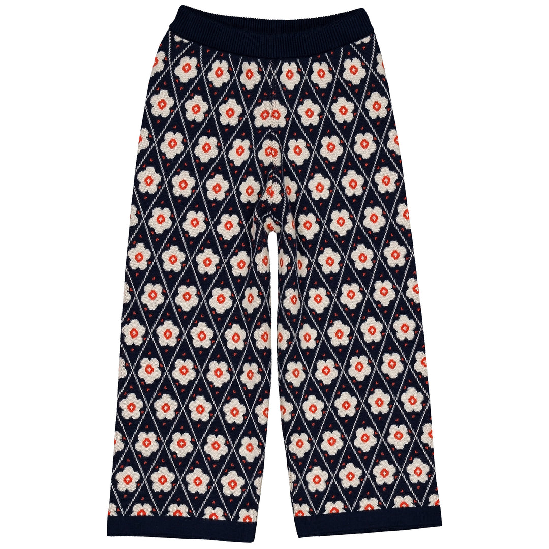 Mathilda Pants in Navy Flower