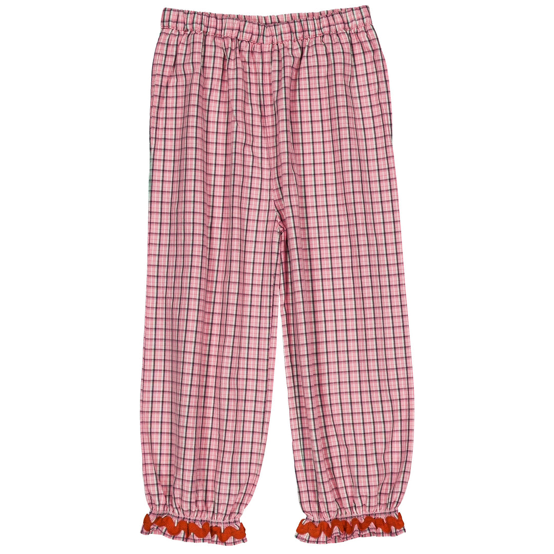 Mignon Pants in Pink Check