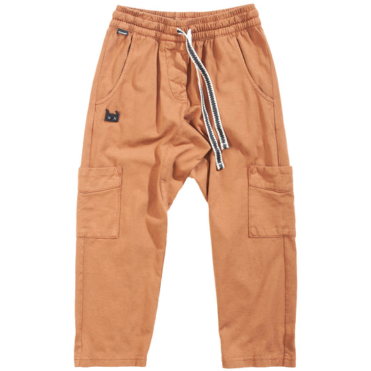 MUNSTERKIDS Washed Almond Jargo Pants