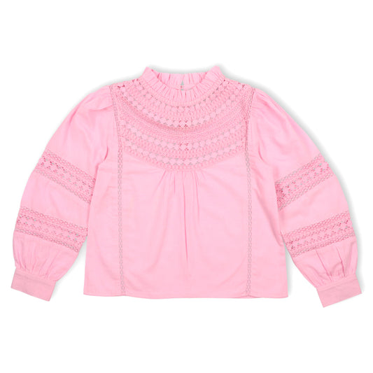 THE NEW SOCIETY Paris Blouse - Blush Pink