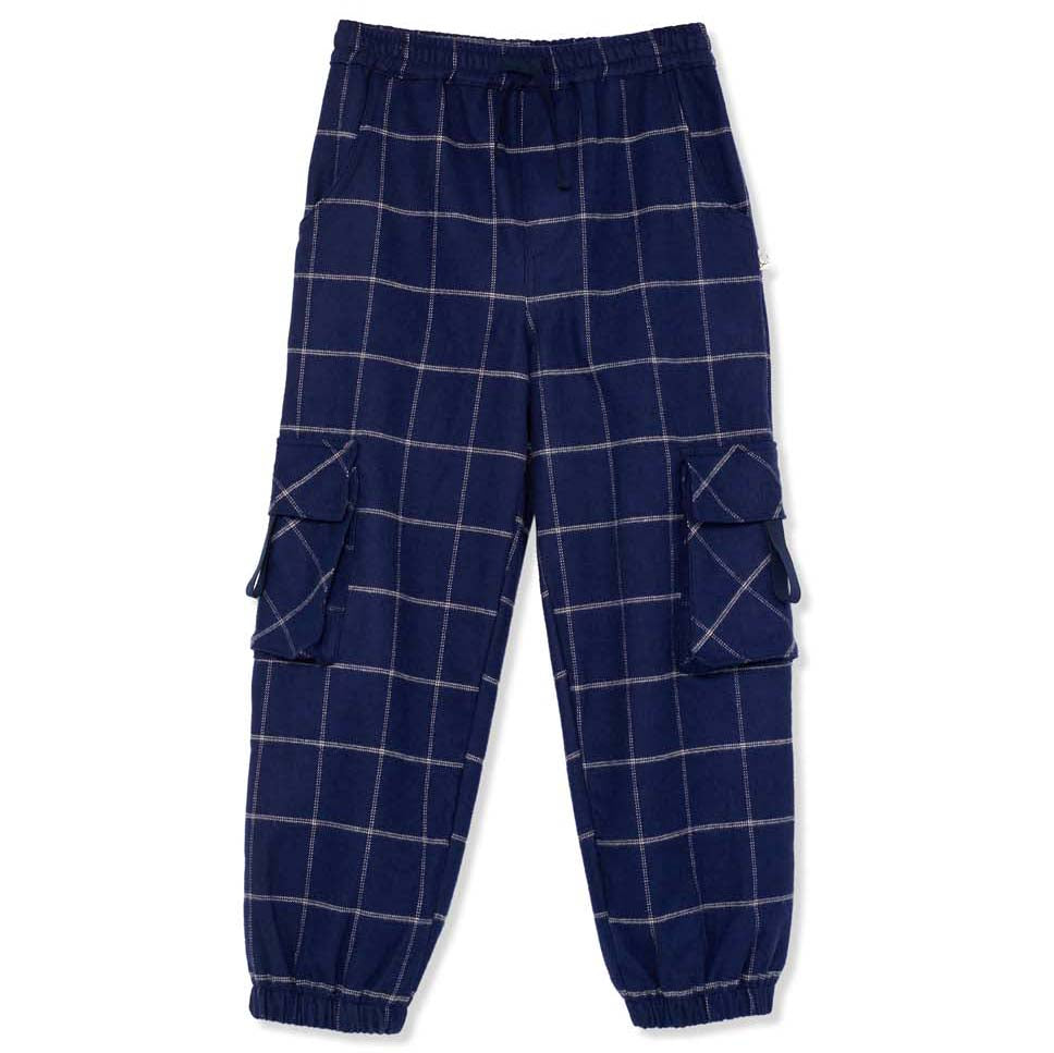 MY LITTLE COZMO Tobias Plaid Flannel Pants