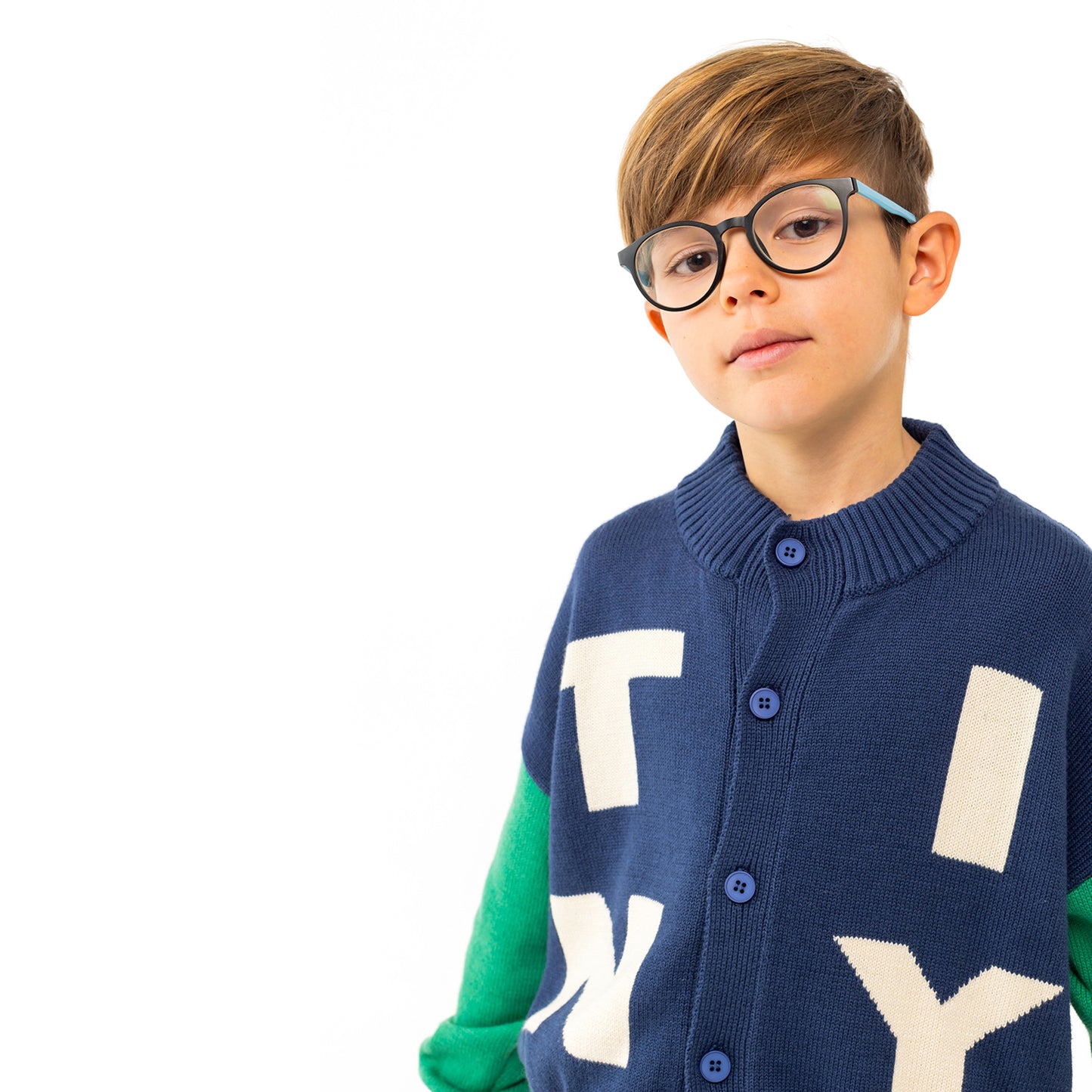 TINY COTTONS Tiny Mockneck Cardigan