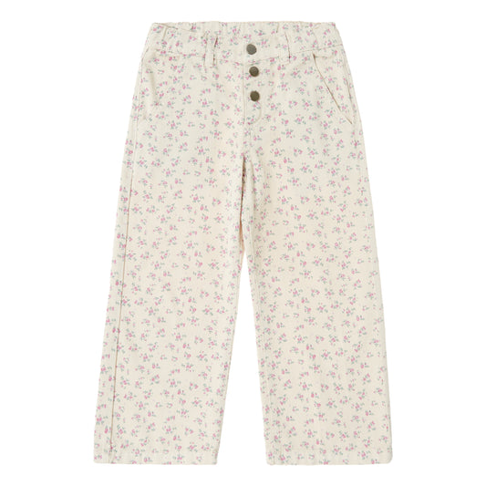 TOCOTO VINTAGE Twill Flowers Palazzo Pants
