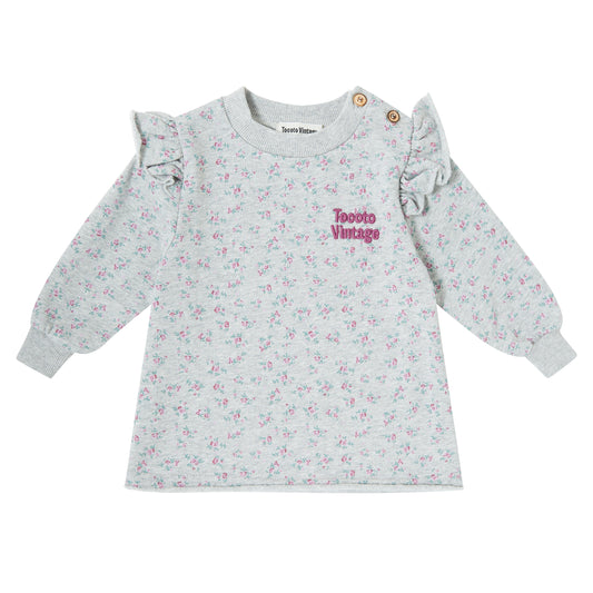 TOCOTO VINTAGE Floral Sweatshirt Dress
