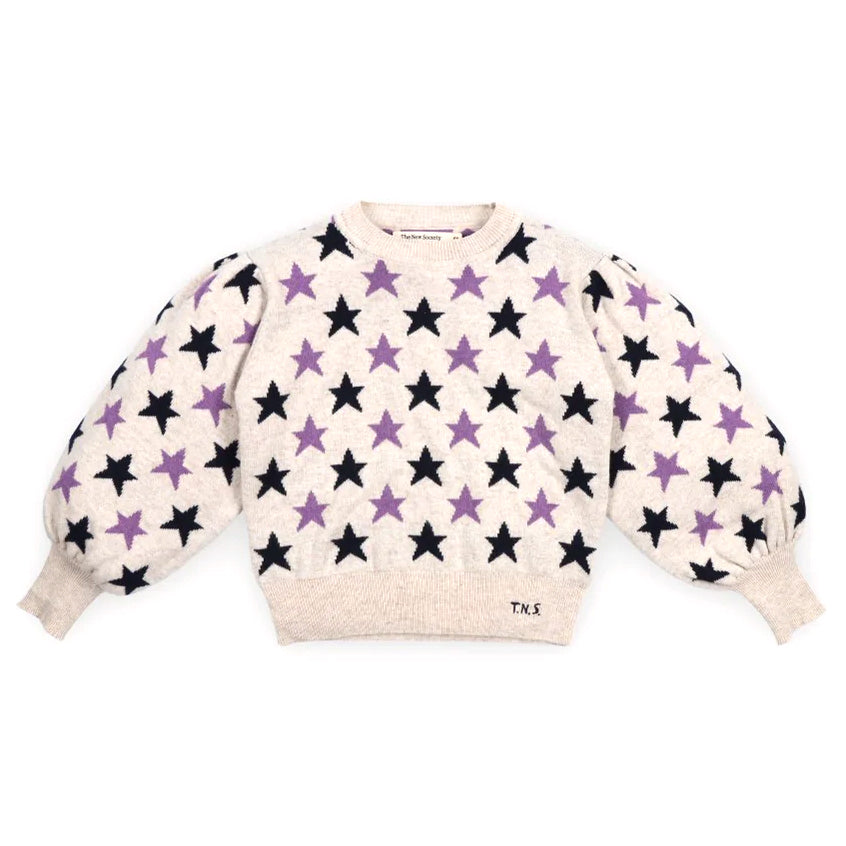 THE NEW SOCIETY Ximena Jumper - Stars Jacquard