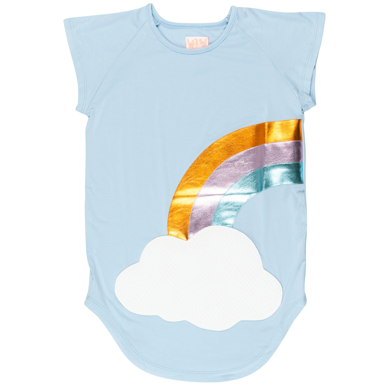 yoya, kids, girls, wauw capow, bangbang copenhagen, casual, summer, applique, tunic, coverup