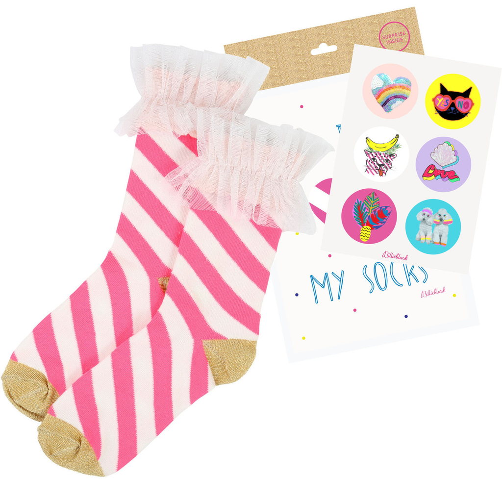 billieblush striped socks