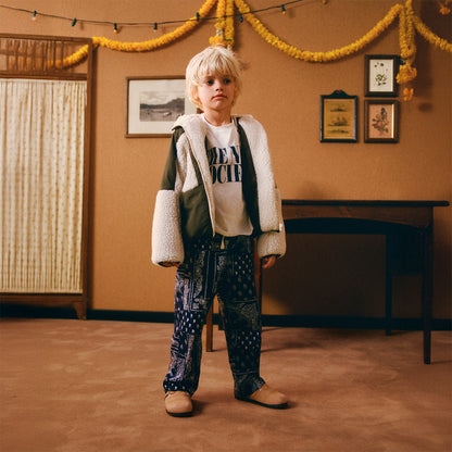 THE NEW SOCIETY Luis Pants - Bandana Black