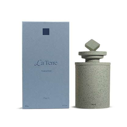 Astro Elements Big Candle - The Earth | Vanilla & Leather