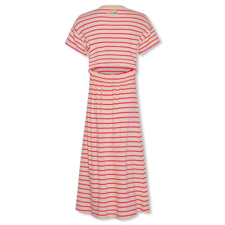 Neo Dress Stripe in Pink