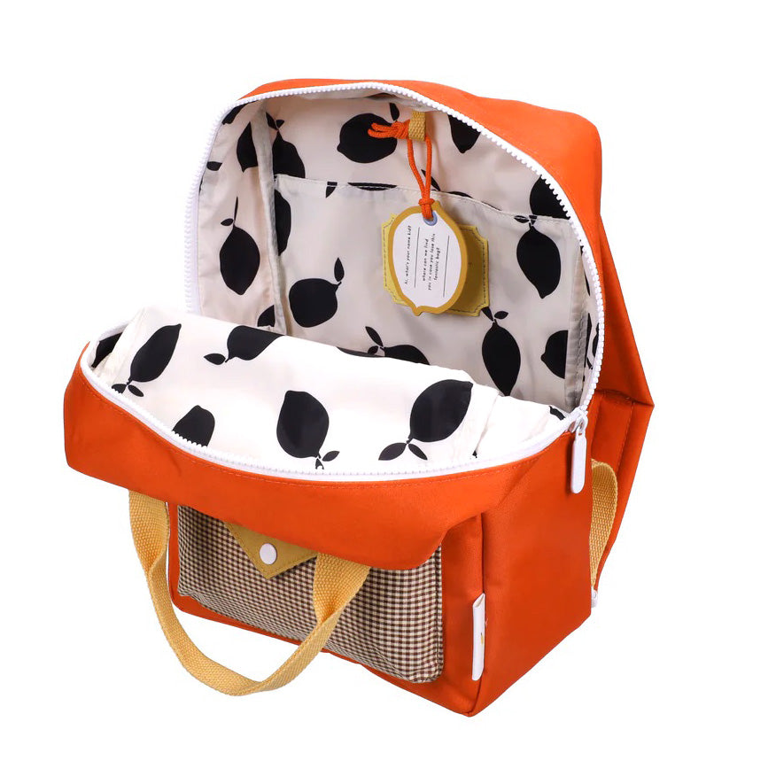 STICKY LEMON Medium Envelope Backpack - Campfire Orange