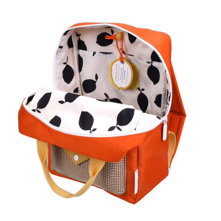 STICKY LEMON Medium Envelope Backpack - Campfire Orange