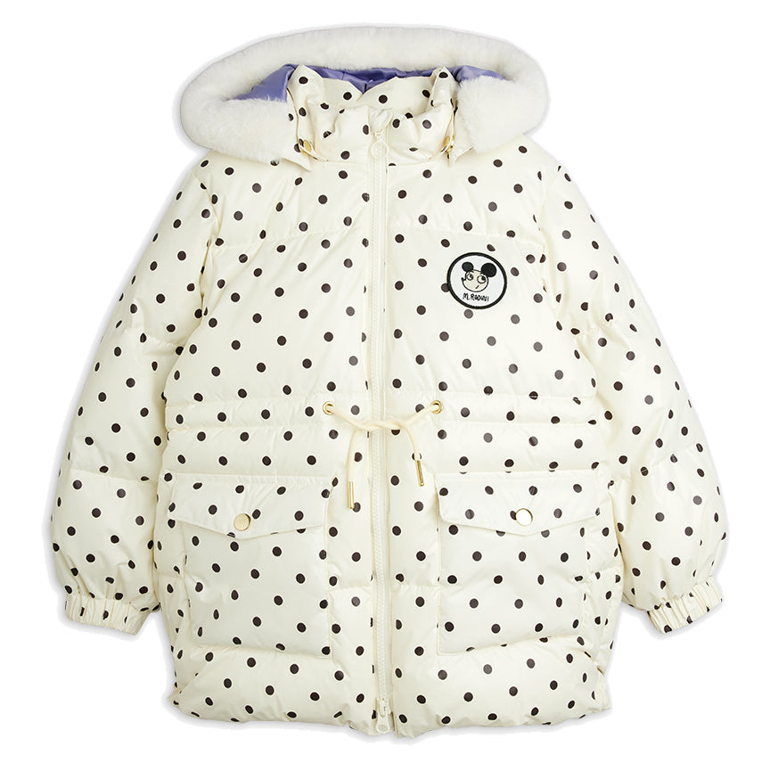 Ritzratz Patch Heavy Puffer in Off-White